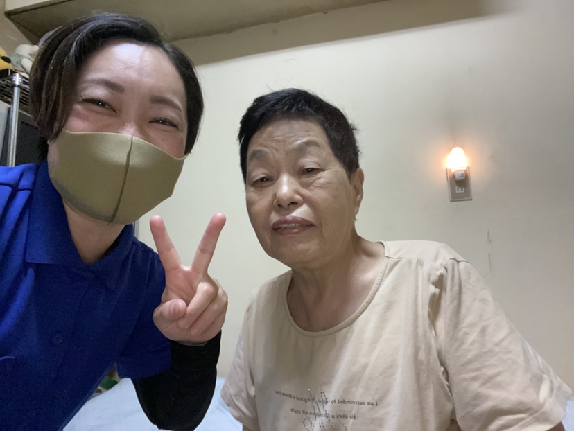 お客様の声：マッサージだけでなく、リハビリやストレッチもしていただいてます♪